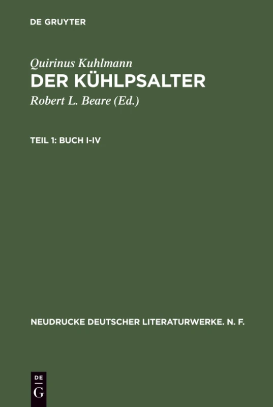 Buch I-IV: 3 (Neudrucke Deutscher Literaturwerke. N. F.)