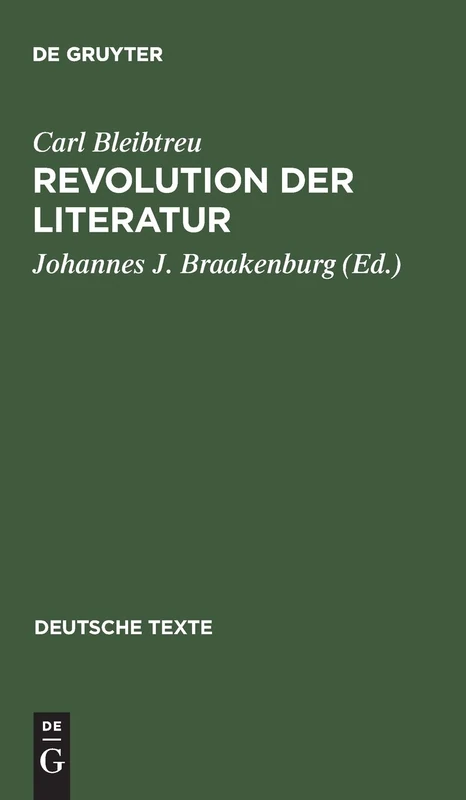 Revolution der Literatur: 23 (Deutsche Texte)