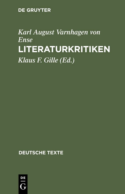 Literaturkritiken: Mit Einem Anhang: Aufsätze Zum Saint-Simonismus: 42 (Deutsche Texte)