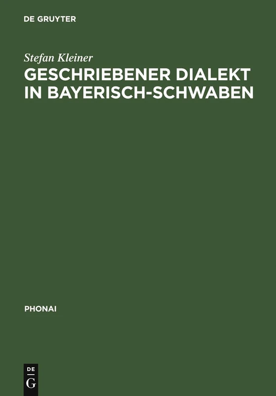 De Gruyter - Geschriebener Dialekt in Bayerisch-Schwaben (48)