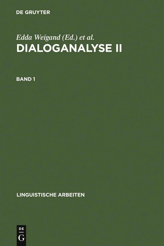 De Gruyter Dialoganalyse II - Bochum 1988, Bd. 1: 229