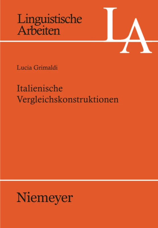 De Gruyter Italienische Vergleichskonstruktionen 529 Book