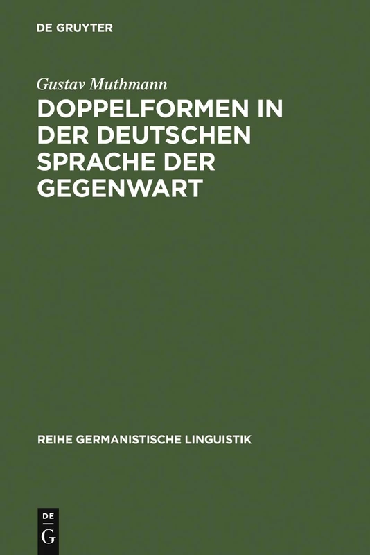 De Gruyter Doppelformen in der deutschen Sprache - Vol. 145