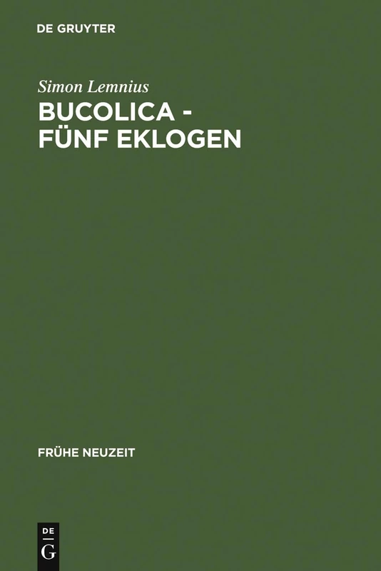 Bucolica - Fünf Eklogen: 29 (Frühe Neuzeit) - Image 1