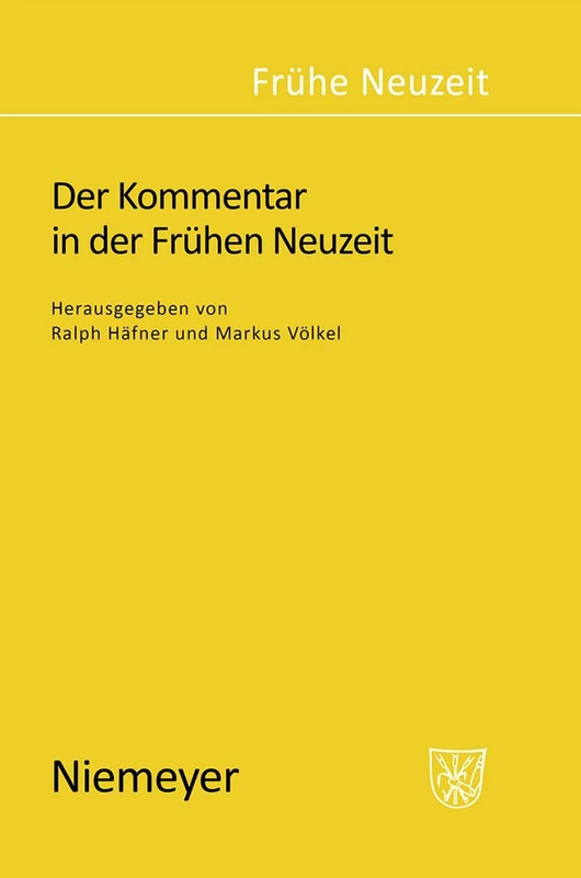 Der Kommentar in der Frühen Neuzeit: 115