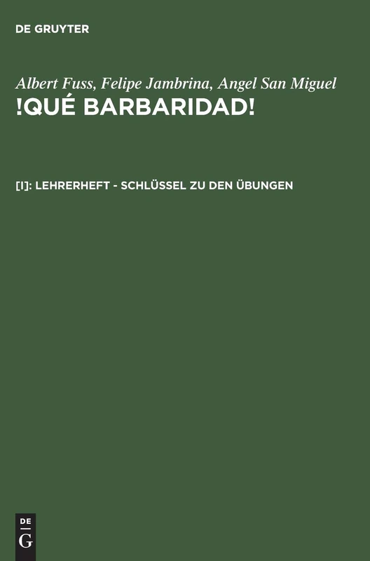 Lehrerheft - Schlüssel Zu Den Übungen
