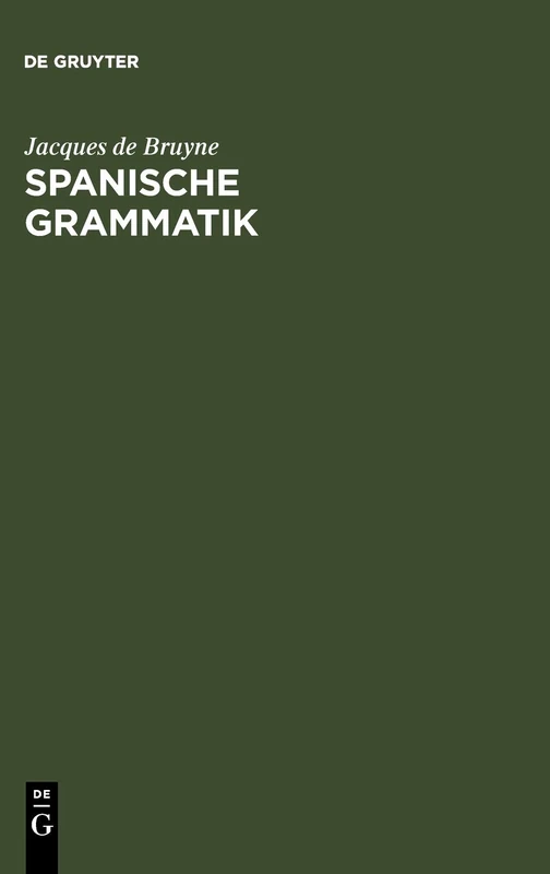 Spanische Grammatik