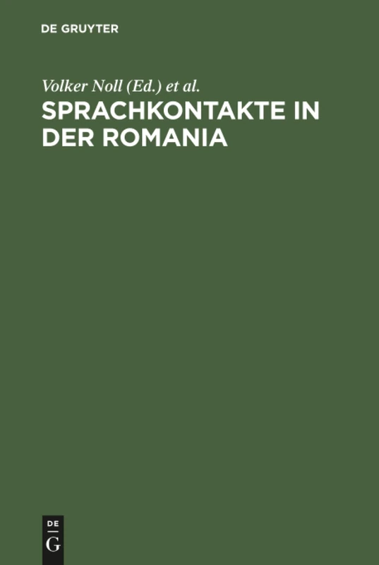 Sprachkontakte in der Romania: Zum 75. Geburtstag von Gustav Ineichen