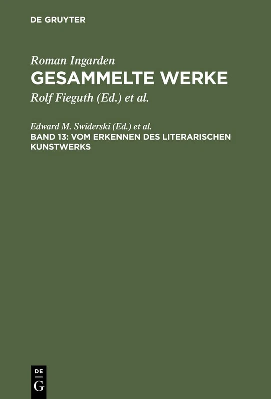 Vom Erkennen des literarischen Kunstwerks - Image 1
