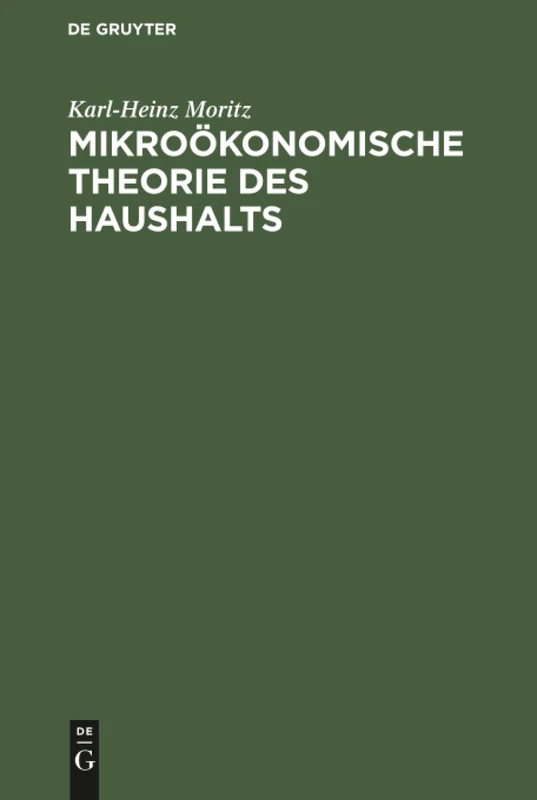 Mikroökonomische Theorie des Haushalts