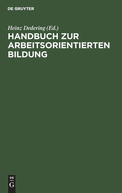 Handbuch Zur Arbeitsorientierten Bildung