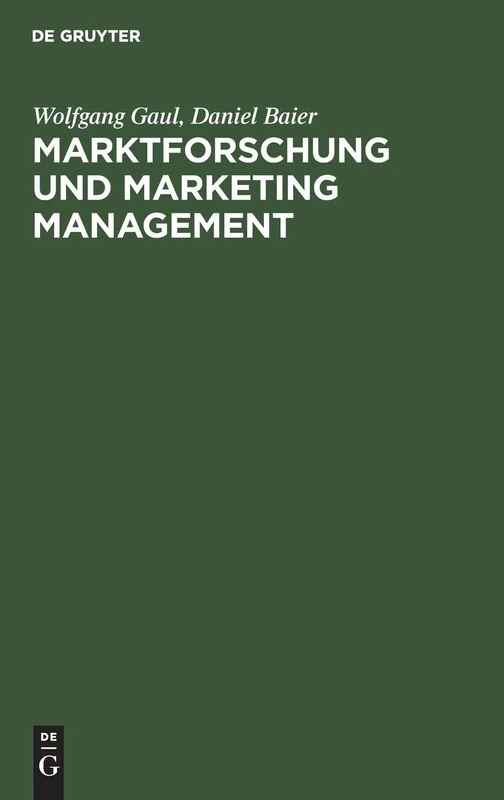 Marktforschung und Marketing Management: Computerbasierte Entscheidungsunterstützung