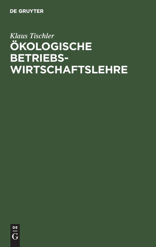 Ökologische Betriebswirtschaftslehre