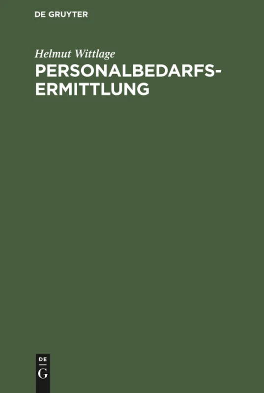 Personalbedarfsermittlung