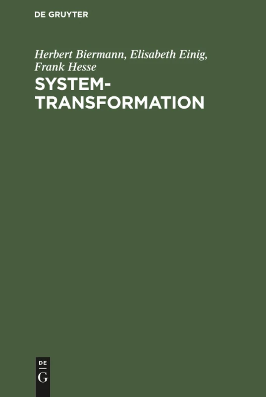 System-Transformation: Logik Und Theorie Sowie Darstellung Am Beispiel Der Muslimisch Beeinflussten Gus-republiken