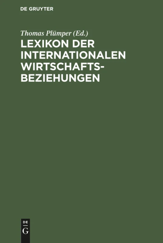 Lexikon der Internationalen Wirtschaftsbeziehungen