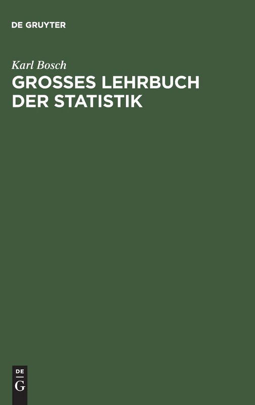 Großes Lehrbuch der Statistik