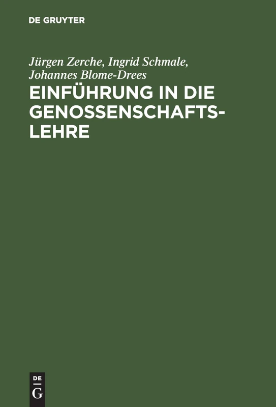 Einführung in die Genossenschaftslehre: Genossenschaftstheorie Und Genossenschaftsmanagement