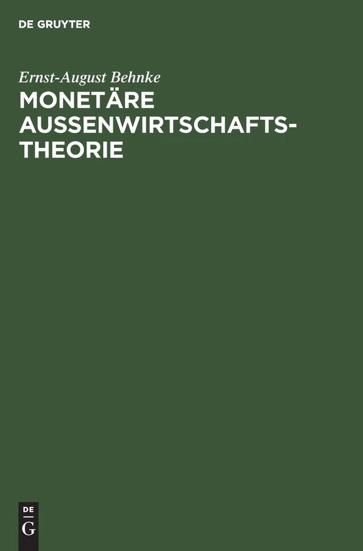 Monetäre Außenwirtschaftstheorie