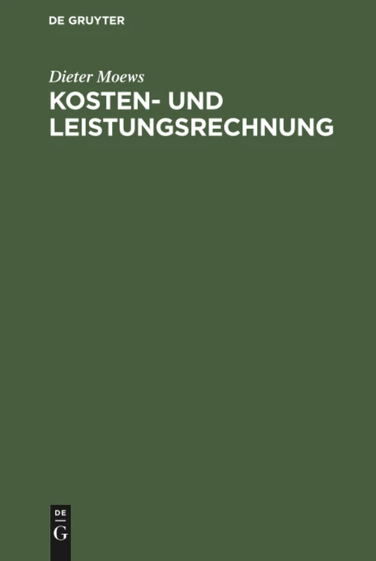 Kosten- und Leistungsrechnung
