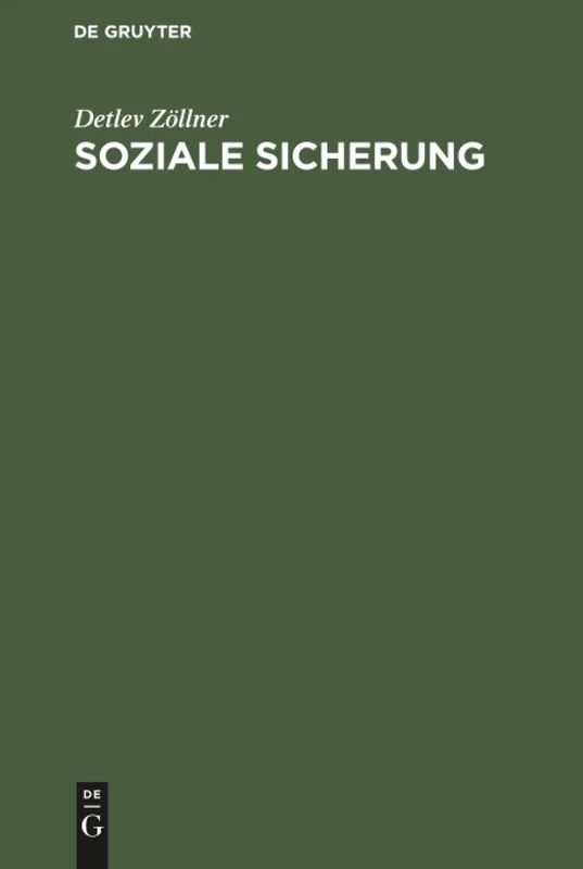 Soziale Sicherung: Systematische Einführung