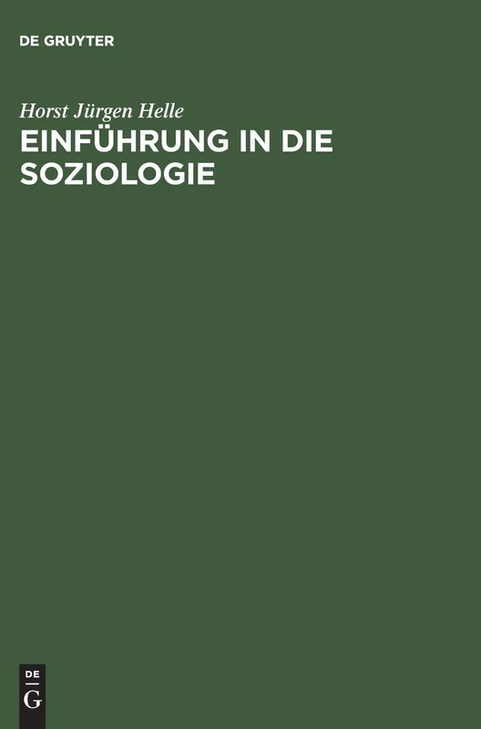 Einführung in Die Soziologie