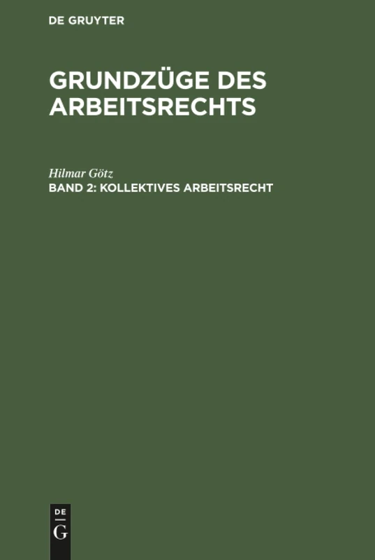 Kollektives Arbeitsrecht: 2