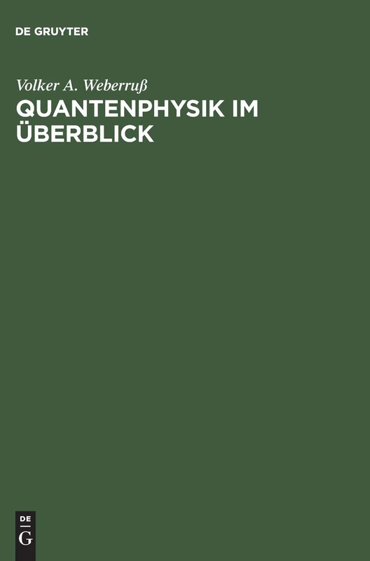 De Gruyter Oldenbourg - Quantenphysik im Uberblick Book - Image 1