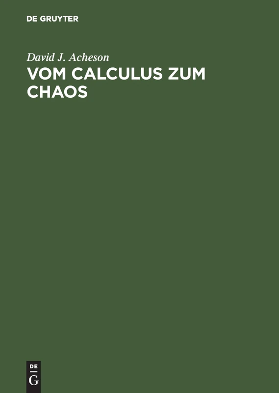 Vom Calculus Zum Chaos