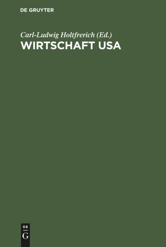 Wirtschaft USA: Strukturen, Institutionen Und Prozesse