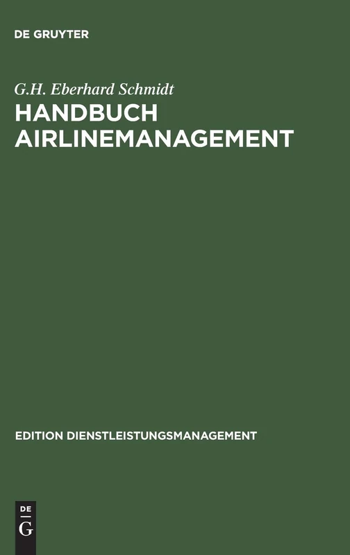 Handbuch Airlinemanagement (Edition Dienstleistungsmanagement) - Image 1