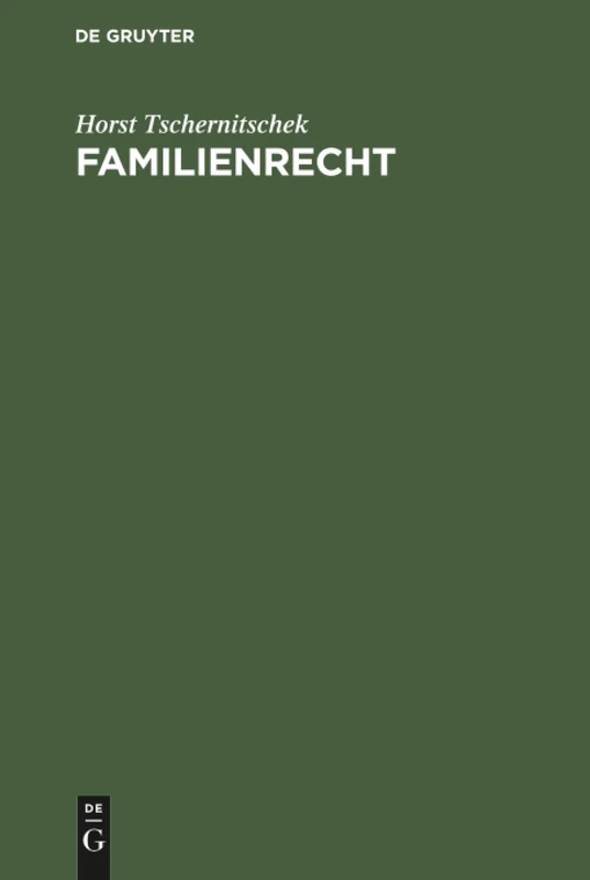 Familienrecht: Studienbuch
