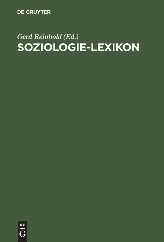 Soziologie-Lexikon