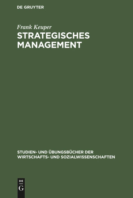 De Gruyter Oldenbourg - Strategisches Management Book