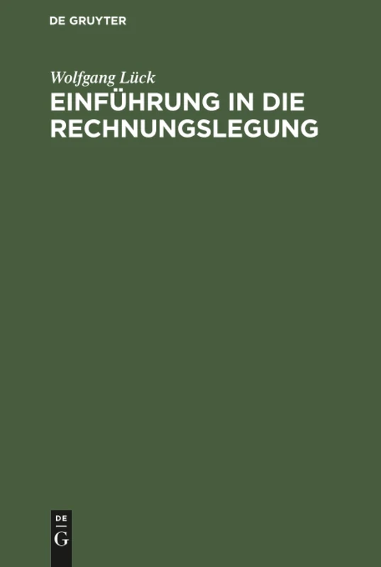 Einführung in die Rechnungslegung