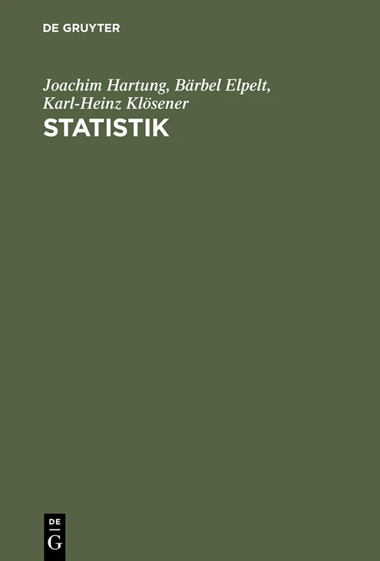 De Gruyter Statistik Lehr- und Handbuch - Applied Statistics