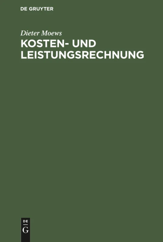 Kosten- und Leistungsrechnung