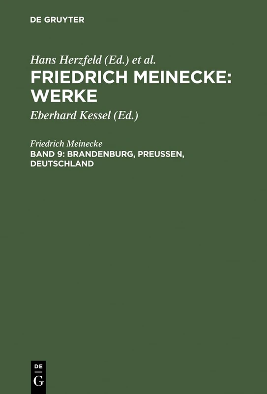 Brandenburg, Preußen, Deutschland: Kleine Schriften Zur Geschichte Und Politik