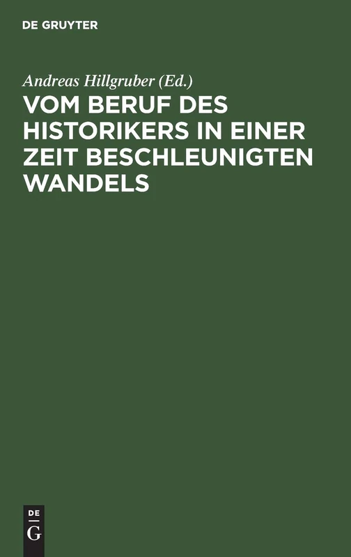 Vom Beruf des Historikers in einer Zeit beschleunigten Wandels: Akademische Gedenkfeier Für Theodor Schieder Am 8. Februar 1985 in Der Universität Zu Köln - Image 1