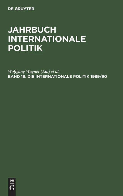 De Gruyter Oldenbourg - Die Internationale Politik 1989/90