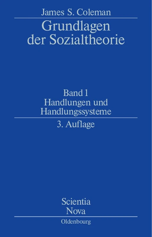 Handlungen und Handlungssysteme (Scientia Nova) - Image 1