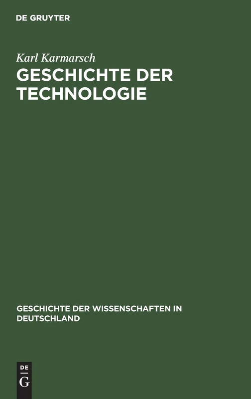 De Gruyter Oldenbourg - Geschichte Der Technologie, Vol 11