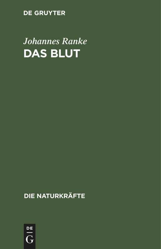 De Gruyter Oldenbourg - Das Blut: Eine Physiologische Skizze 28 - Image 1
