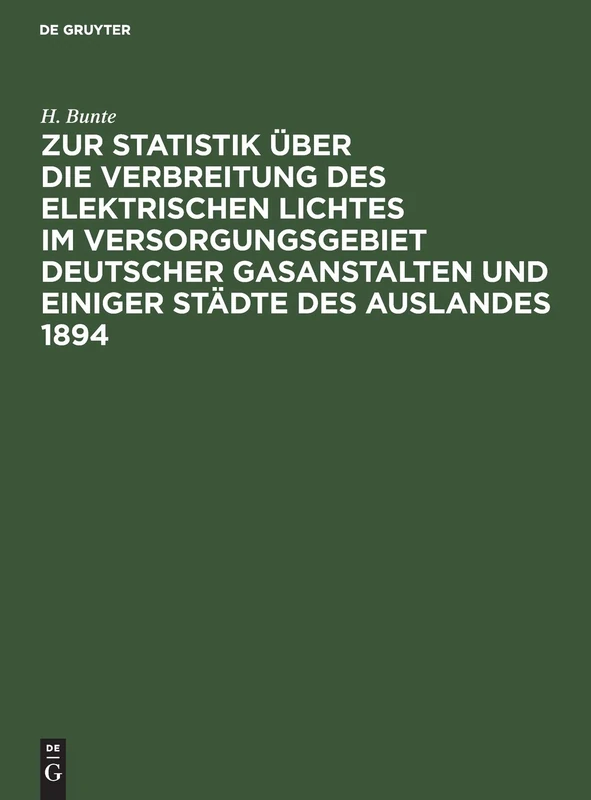 De Gruyter Oldenbourg - Zur Statistik Uber Das Elektrische Licht - Image 1