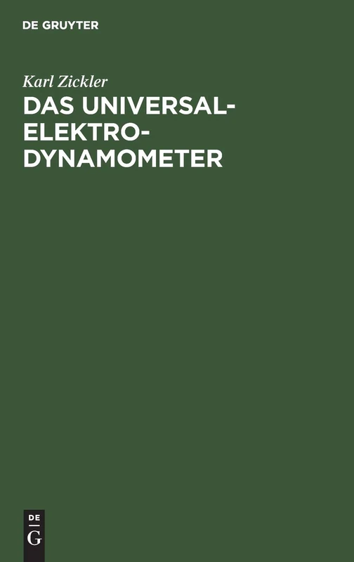 Das Universal-Elektrodynamometer