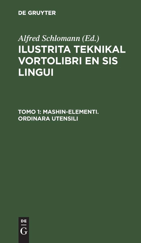 Mashin-elementi. Ordinara Utensili