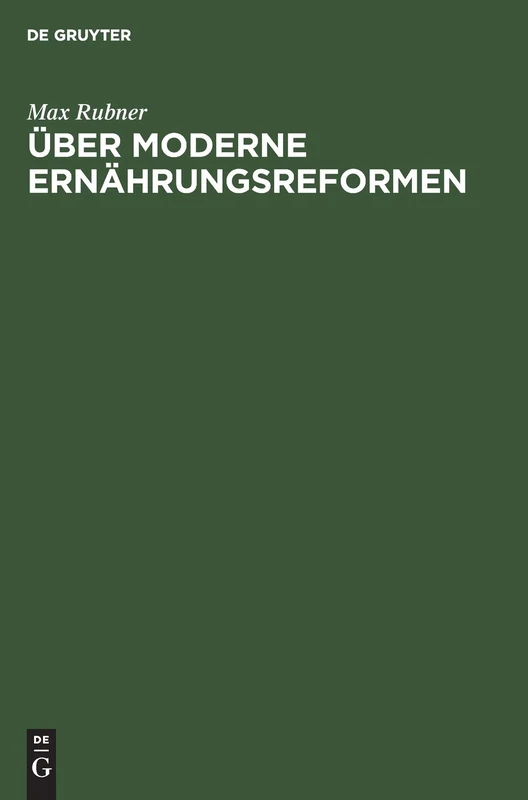 Über Moderne Ernährungsreformen - Image 1