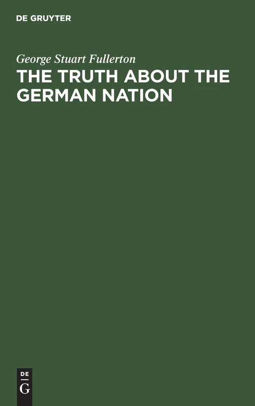 The truth about the german nation