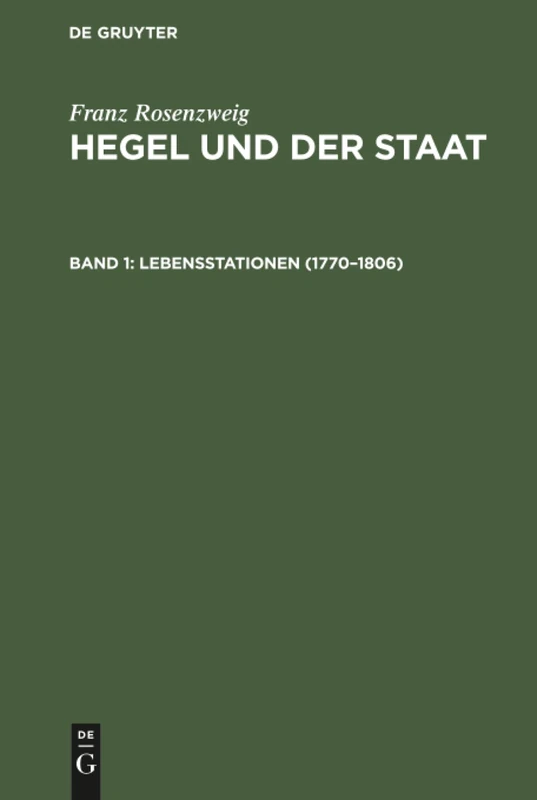 Lebensstationen (1770-1806) - Image 1