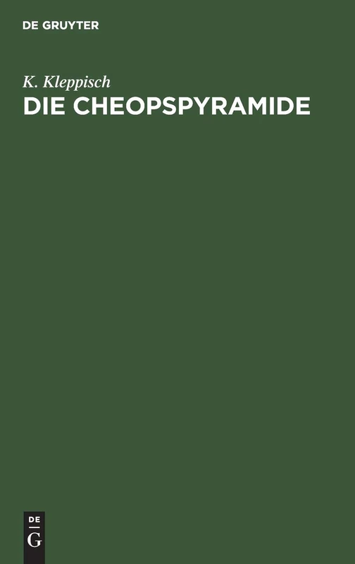 Die Cheopspyramide: Ein Denkmal Mathematischer Erkenntnis